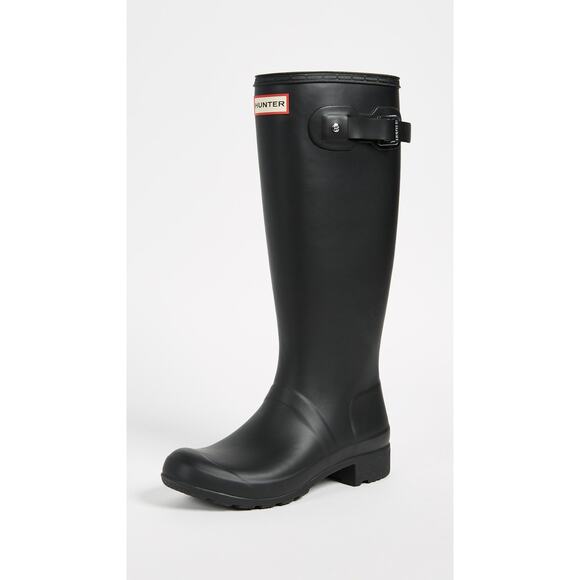 Hunter Shoes - Hunter Original Tour Boots - 6 - Black